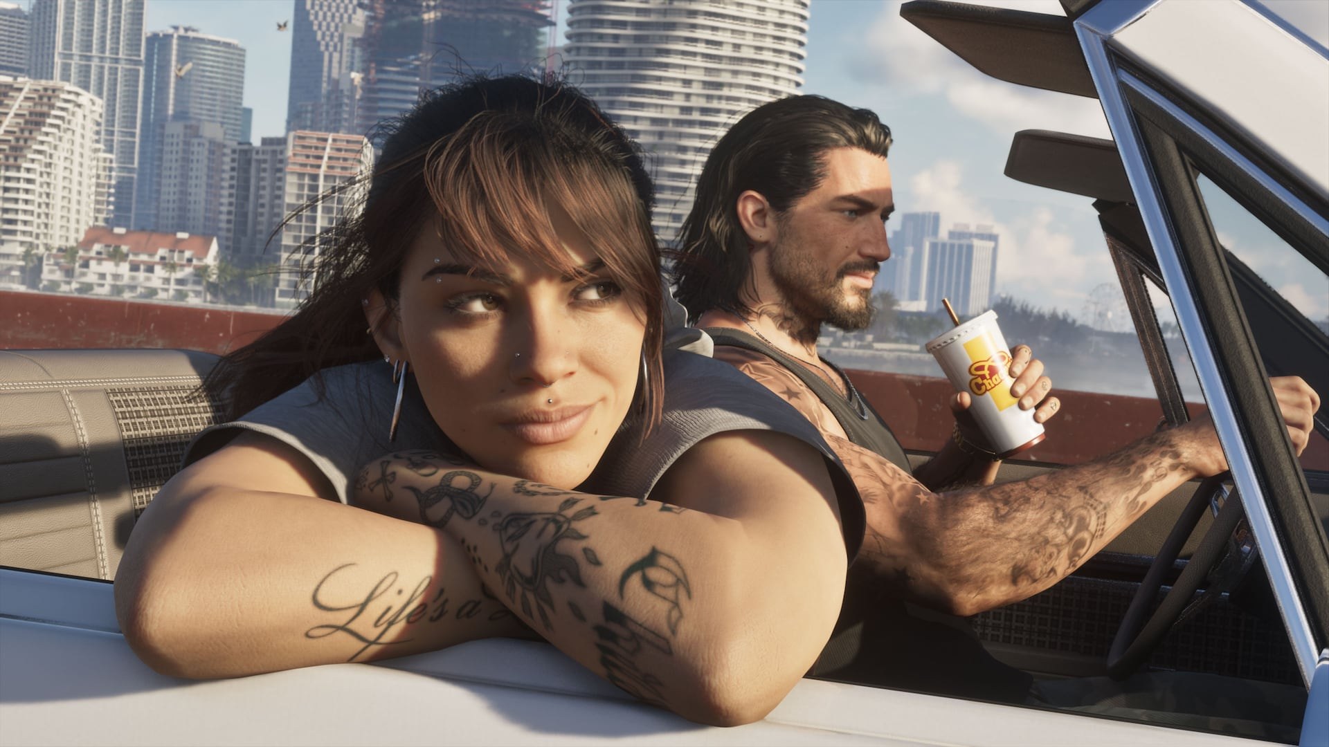 Screenshot de GTA VI: Jason and Lucia 03. Publicado por Rockstar Games.